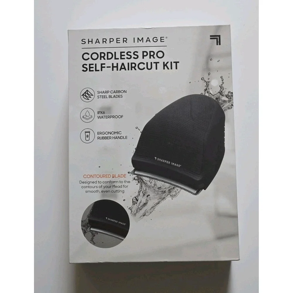 Sharper‎ Image Cordless Pro Self-Haircut Kit | Waterproof Head Shaver | New